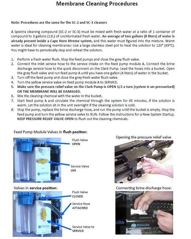 SC2 & SC3 Alkaline/Acid Cleaning Procedure (Manual/Deluxe)